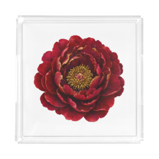 Royal Persian Gold Filigree | Luxury Botanical Acrylic Tray