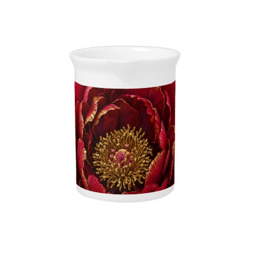 Royal Persian Gold Filigree | Luxury Botanical Beverage Pitcher