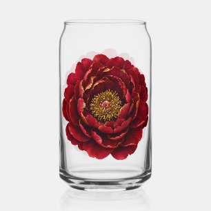 Royal Persian Gold Filigree Luxury Botanical Can Glass
