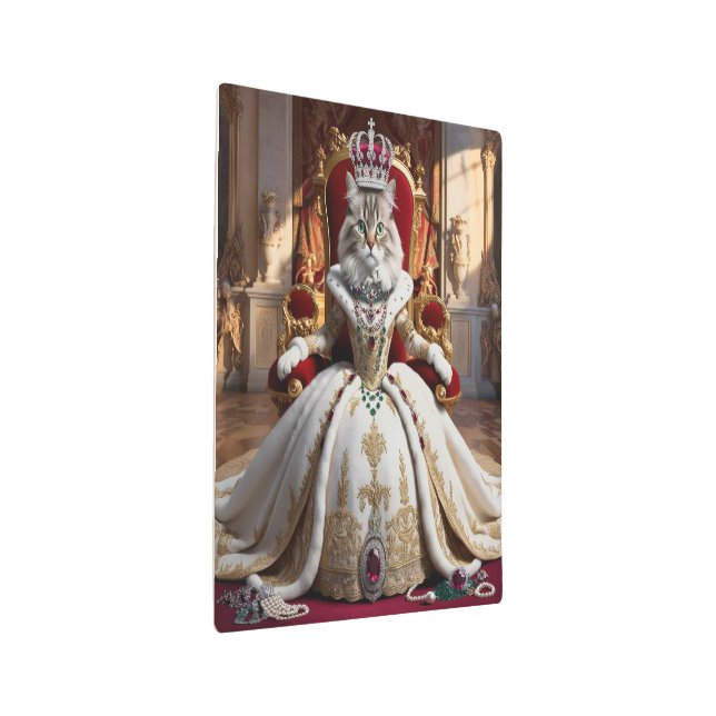 Royal Pet Queen Portrait - Luxurious Digital Art  (3/4)