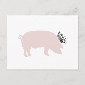 Royal Pig Postcard