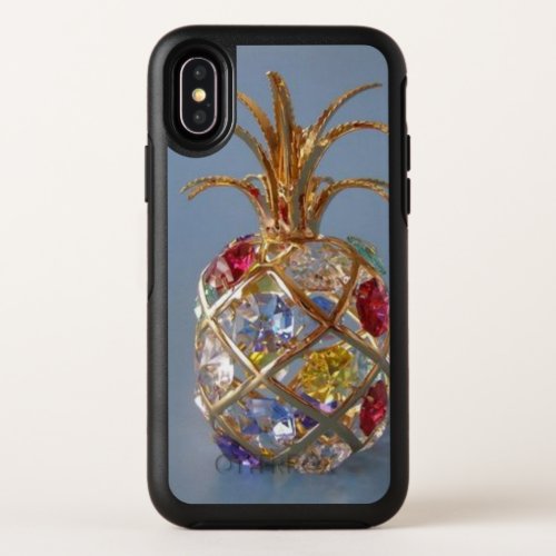 Royal pineapple  OtterBox symmetry iPhone XS case