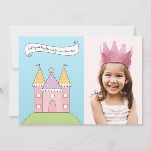 Photo Birthday Party Invitation | Pink Princess