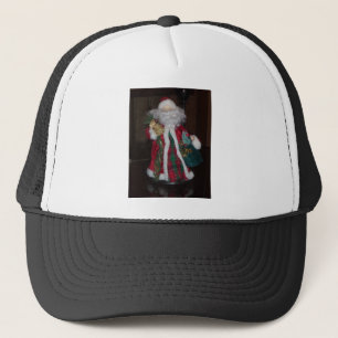 Royal Plaid Hohoho Santa Merry Christmas Trucker Hat