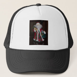 Royal Plaid Hohoho Santa Merry Christmas Trucker Hat