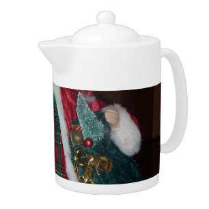 Royal Plaid Santa Collection. Teapot