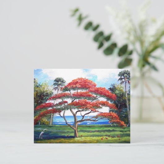 Royal Poinciana Tree Art (Standing Front)