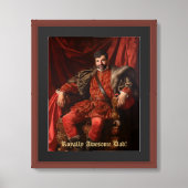 Royal Portrait Custom Personalized Photo Ornate Framed Art (Framed Front)