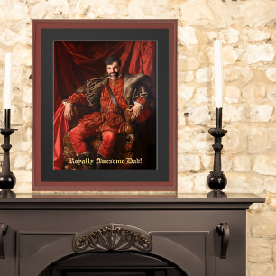 Royal Portrait Custom Personalized Photo Ornate Framed Art