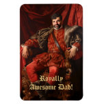Royal Portrait Custom Personalized Photo Ornate Magnet