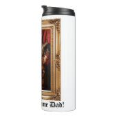 Royal Portrait Custom Personalized Photo Ornate Thermal Tumbler (Rotated Right)
