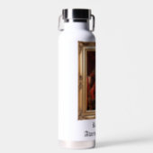 Royal Portrait Custom Personalized Photo Ornate Water Bottle (Front)