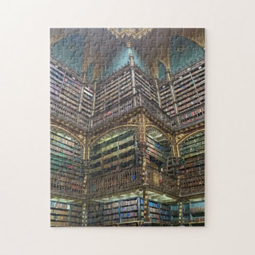 Royal Portuguese Cabinet of Reading Rio Brazil Jigsaw Puzzle