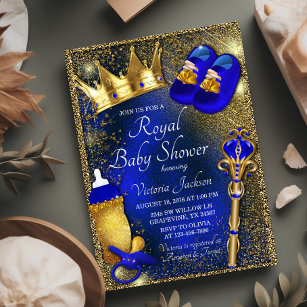 Royal Prince Baby Shower Invitation