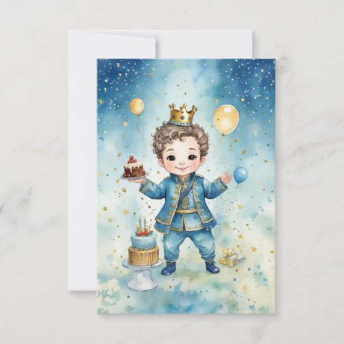 Royal Prince Birthday Joy Card
