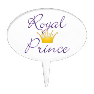 Royal Prince Cake Topper