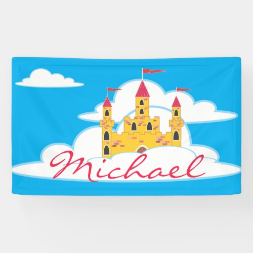 Royal Prince Castle Kids Room Banner