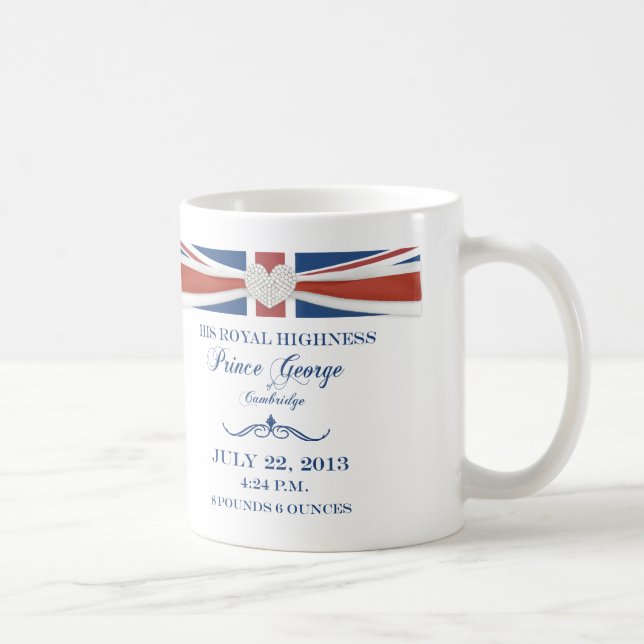 Royal Prince George of Cambridge Keepsake Mug (Right)