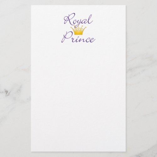 Royal Prince Stationery