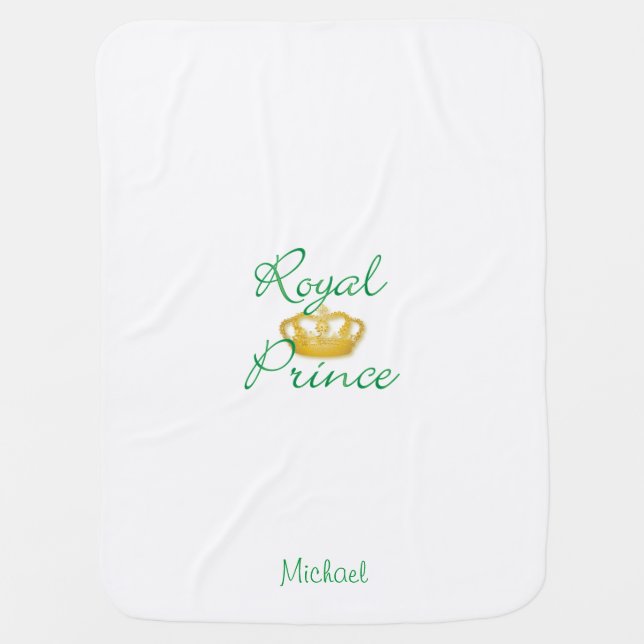 Royal Prince Stroller Blanket (Front)