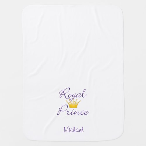 Royal Prince Stroller Blanket