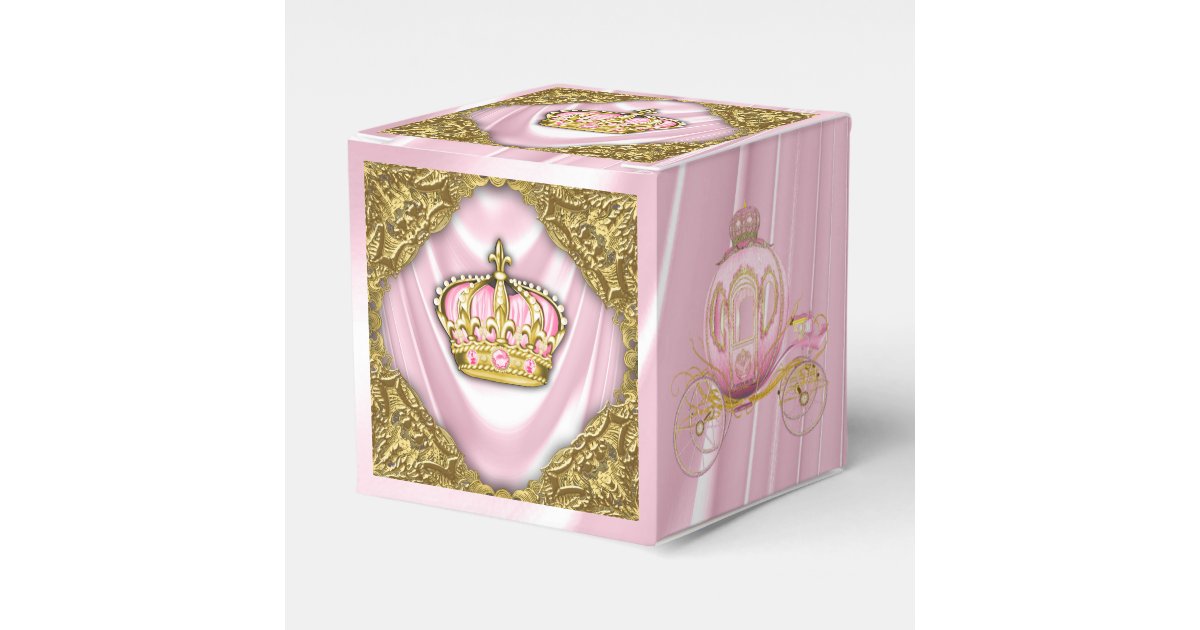 Royal Princess Baby Shower Favor Box Zazzle Com