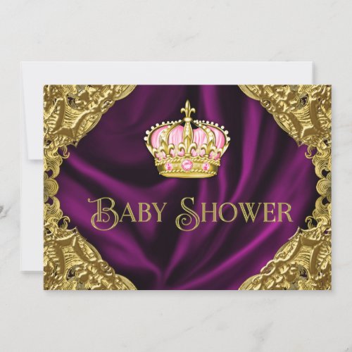 Royal Princess Baby Shower Invitation