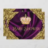Royal Princess Baby Shower Invitation (Front/Back)