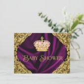 Royal Princess Baby Shower Invitation (Standing Front)