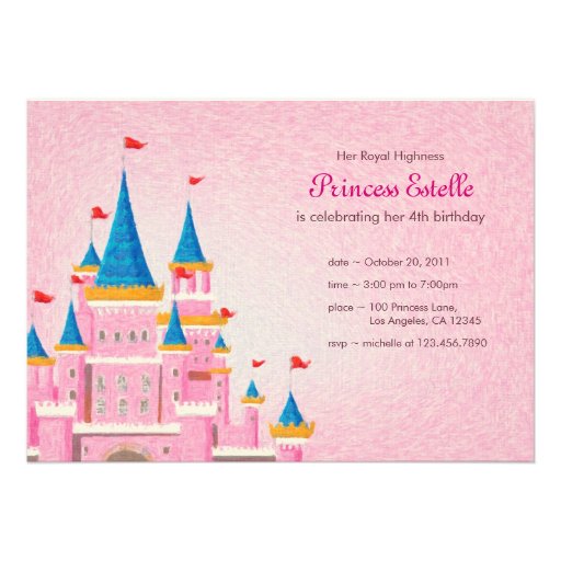 Royal Princess Birthday Invitation Card 5