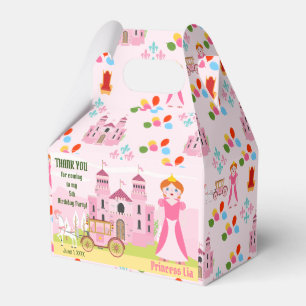 Royal Princess Birthday Party Favor Boxes