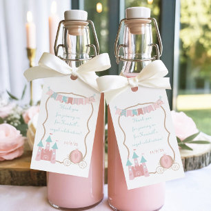 Royal Princess Birthday Party Favor Gift Tags