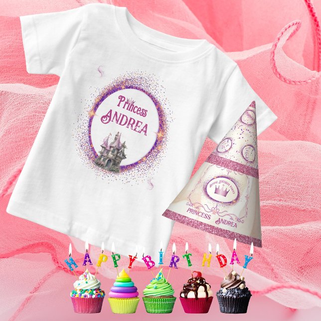 Royal Princess Birthday Party Guest of Honor  Baby T-Shirt (Creator Uploaded)