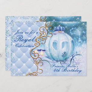 Royal Princess Birthday Party Invitations