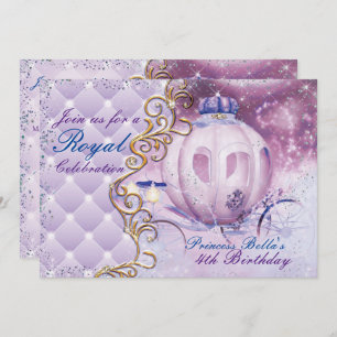 Royal Princess Birthday Party Invitations