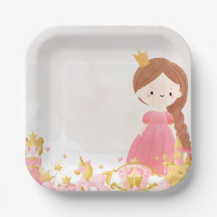 Royal Princess Birthday Party Paper Plates