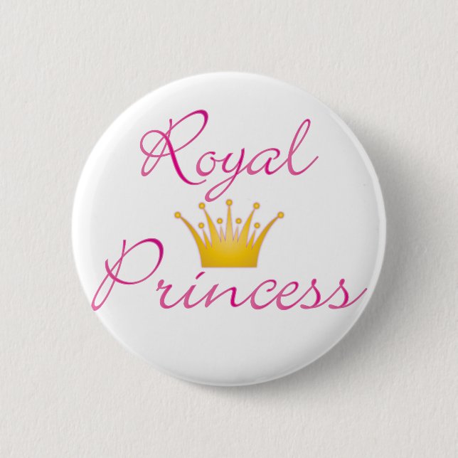 Royal Princess Button (Front)