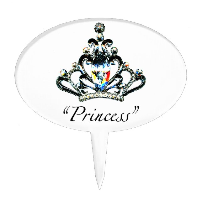 Royal Princess Cake Topper (Front)