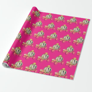 Royal Princess Carriage Wrapping Paper