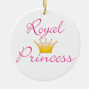 Royal Princess Ceramic Ornament