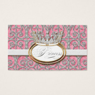 Royal Princess Crown Baby Girl Shower Favor Tags
