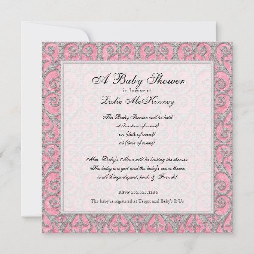 Royal Princess Crown Baby Shower Invitation Zazzle