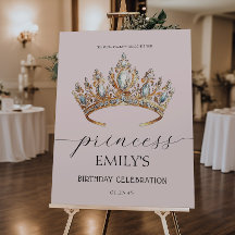 Royal Princess Crown Girl Birthday Party