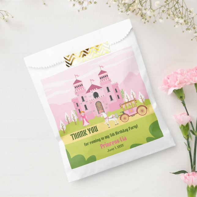 Royal Princess Girl Birthday Party Favor Bag (Sealed)