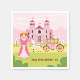 Royal Princess Girl Birthday Party Napkins