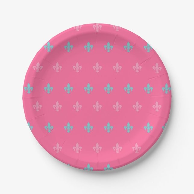 Royal Princess Girl Birthday Party Paper Plates (Front)