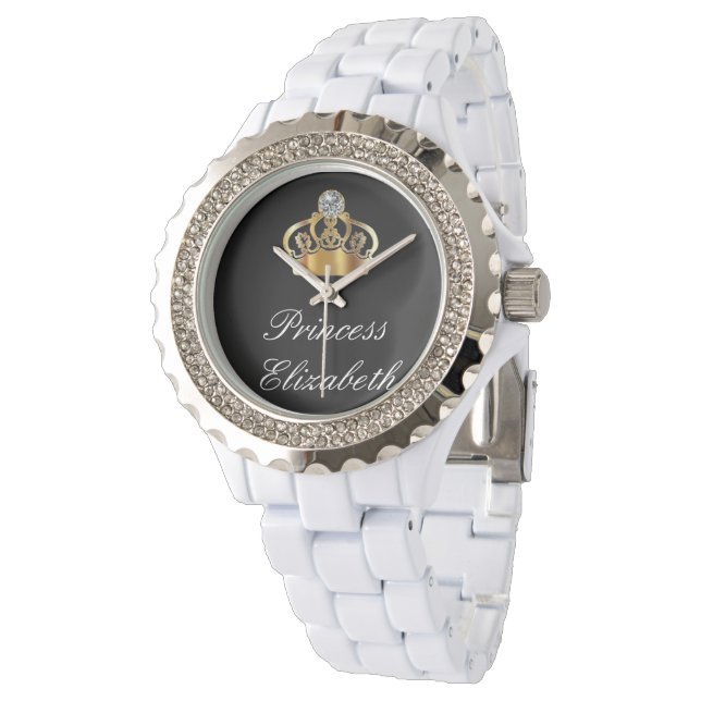 Royal Princess Monogram Wristwatch (Angled)