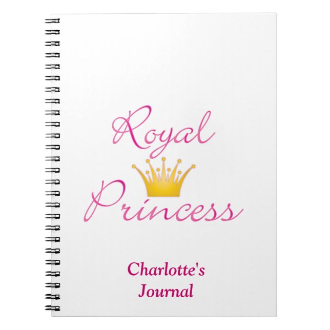 Royal Princess Notebook (Front)