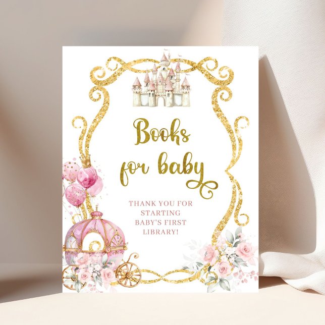 Royal Princess Pink Carriage Books for Baby Poster (Creator Uploaded)