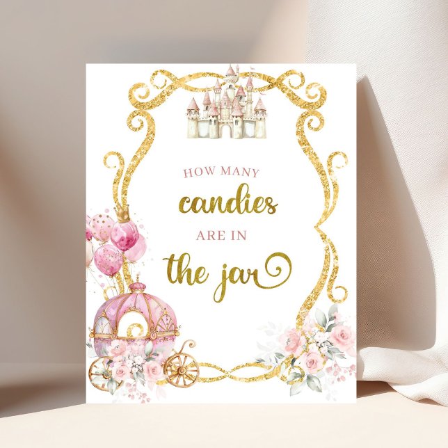 Royal Princess Pink Carriage Card and Gifts Poster (Creator Uploaded)